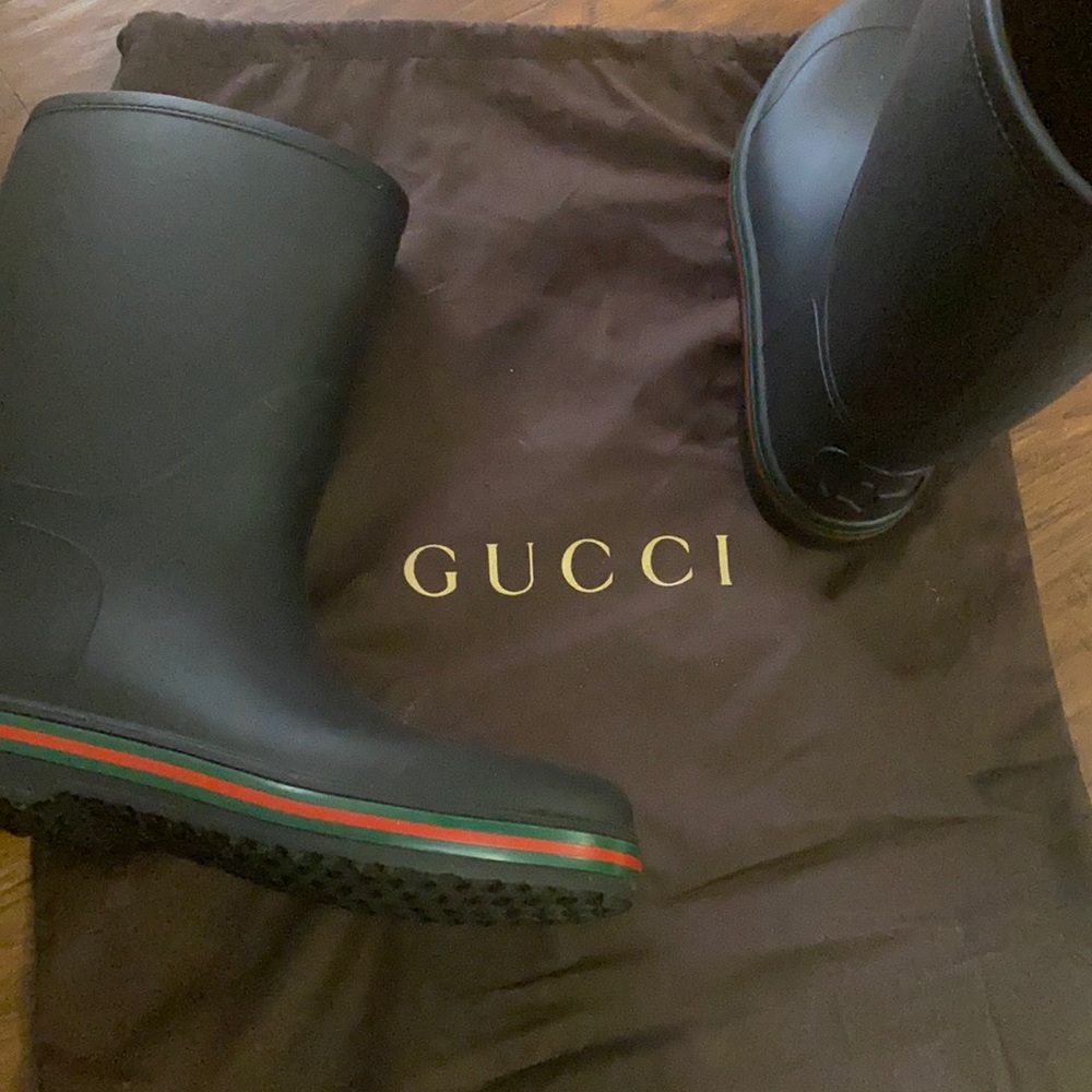 Gucci Authenic Rain Boots
